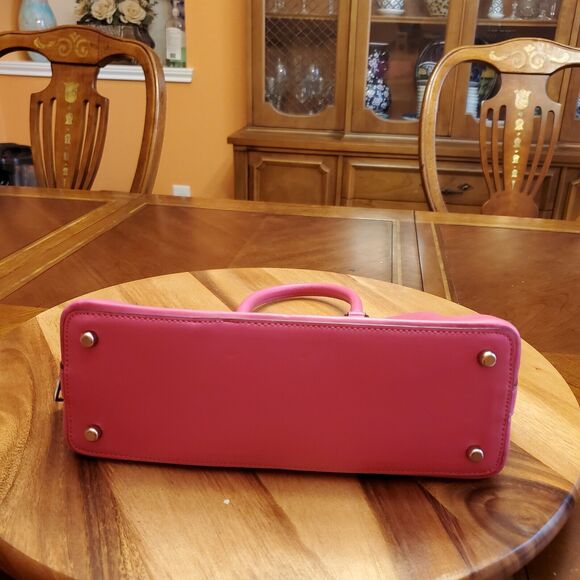 NWT Coach F57555 Mini Sierra Satchel Smooth Leather Bright Fuchsia - Picture 11 of 16